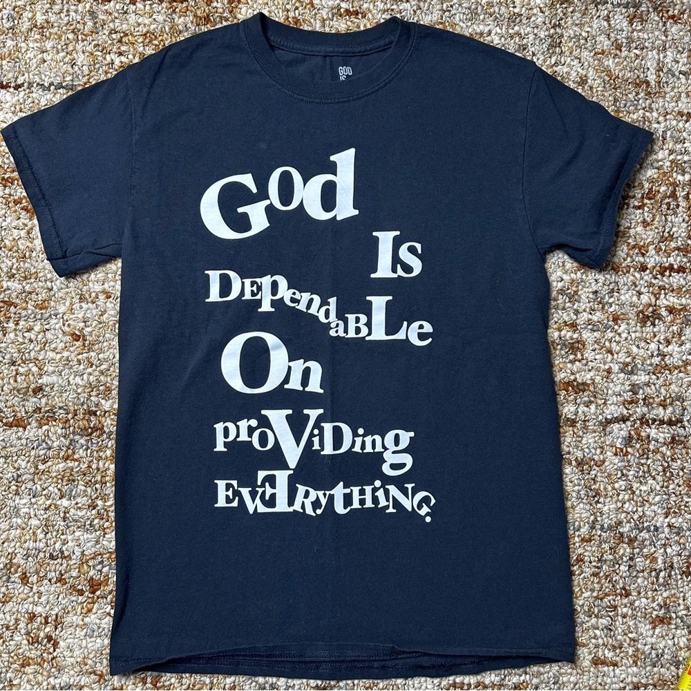 Sold❤️Authentic God Is Dope “GOD IS DEPENDABLE ON PROVIDING EVERYTHING” T-Shirt